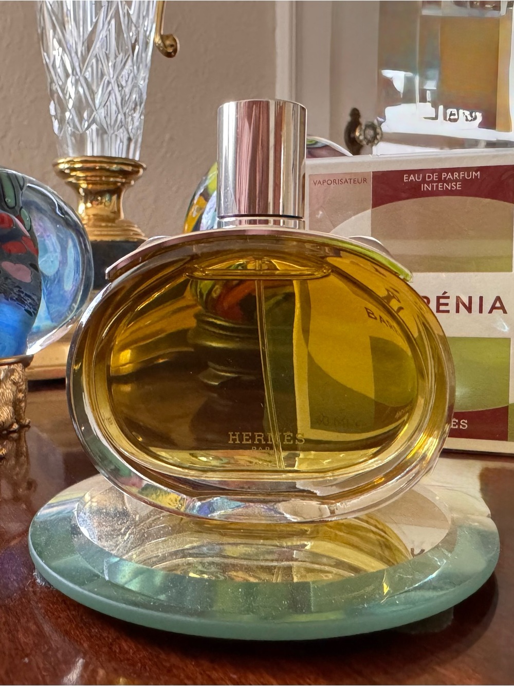 Hermès Barénia Eau de Parfum - Cream, Gold, Brown (refillable)